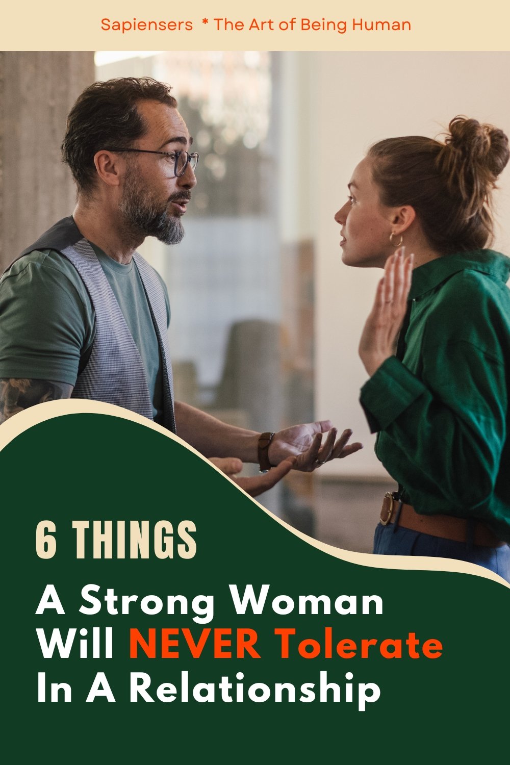 6 Things A Strong Woman Will Never Tolerate In A Relationship Pin